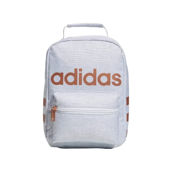 Adidas Unisex Santiago Insulated Lunch Bag, Signal Pink